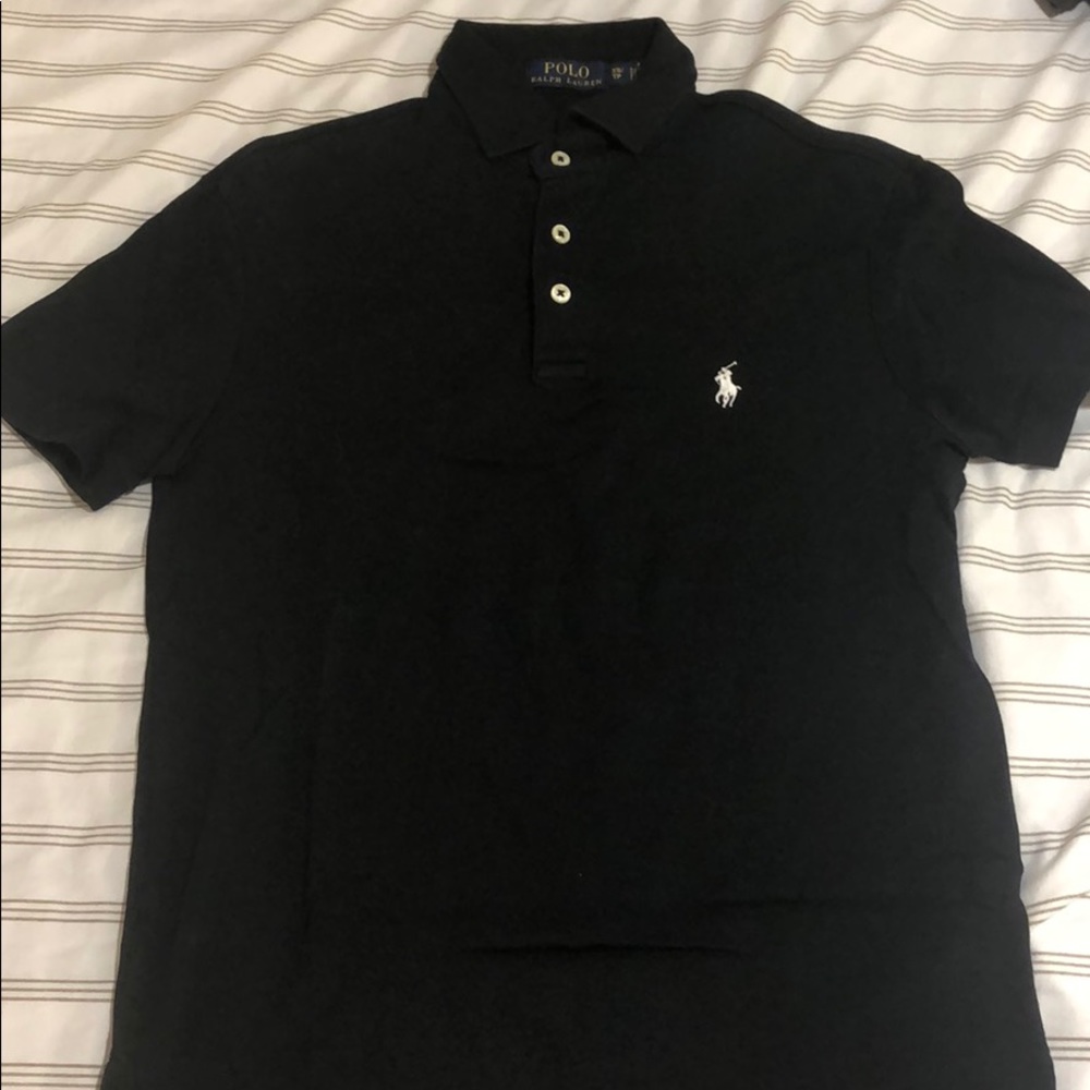 Black Polo t shirt - super soft